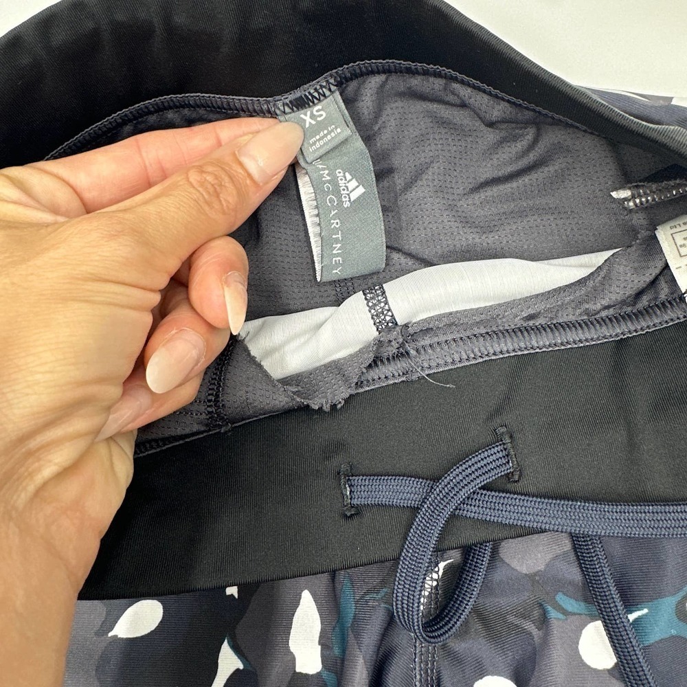 Adidas X Stella McCartney Run Sprintweb Leggings Navy Black Size XS - Picture 7 of 11